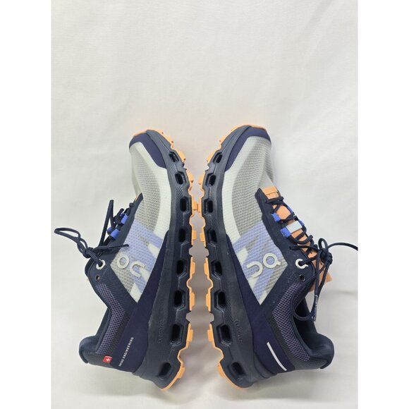 On Running Athletic Shoes - Navy and Orange - Picture 11 of 13